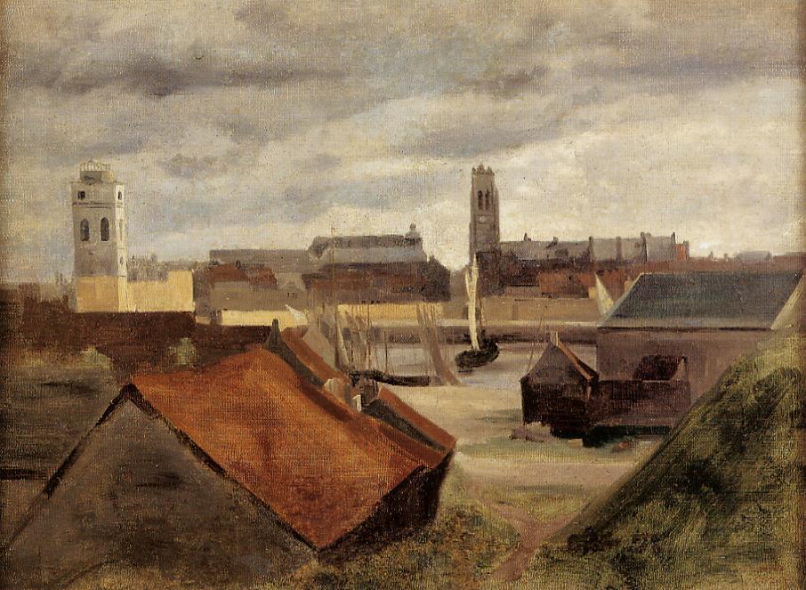 Dunkerque, Los Muelles De Pesca — Jean-baptiste-camille Corot