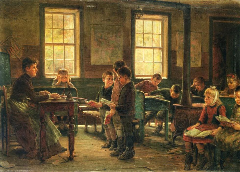 A Country School — Edward Lamson Henry