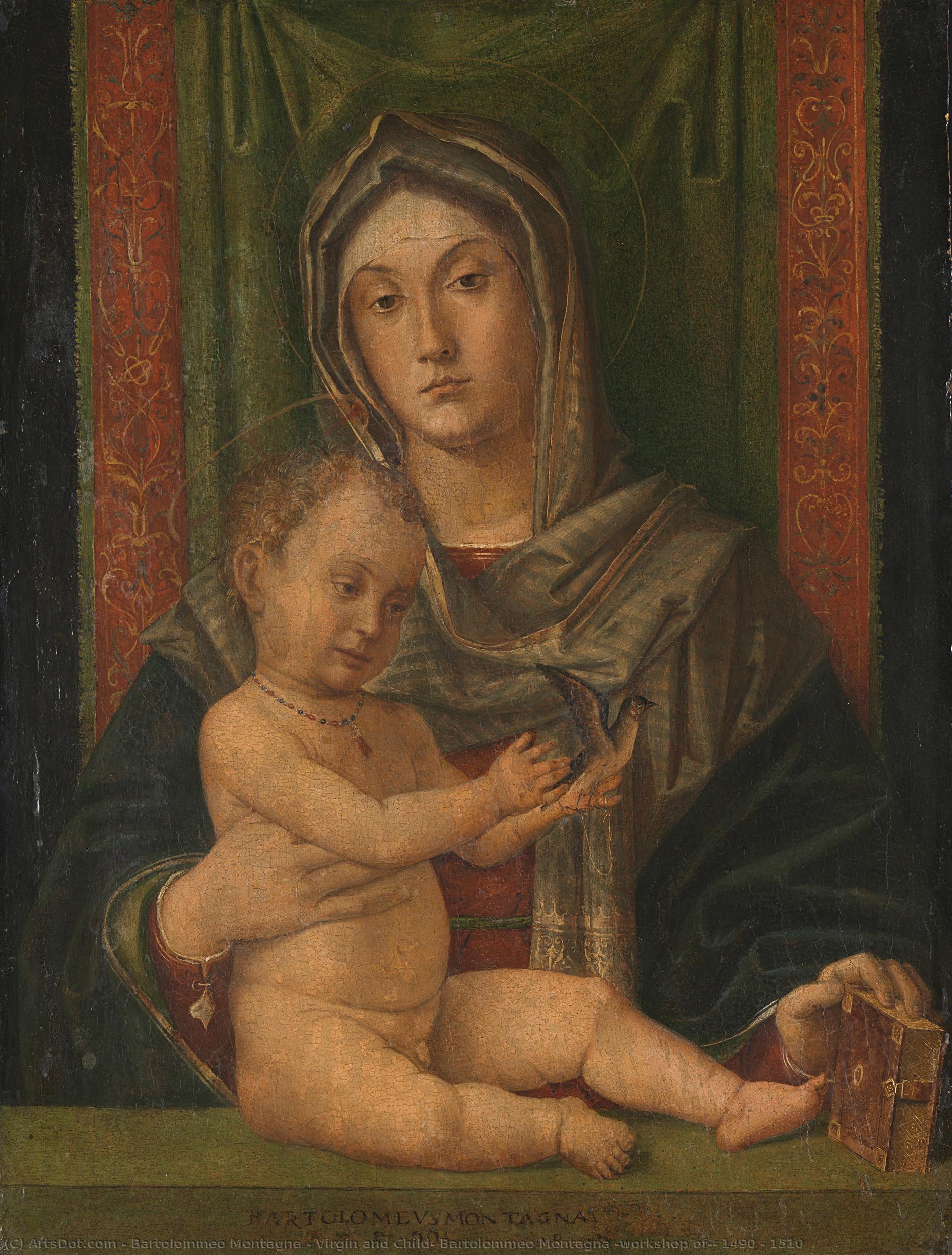 Virgin And Child, Bartolommeo Montagna (workshop Of), 1490 - 1510 — Bartolomeo Montagna