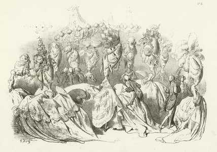 Head Dresses In The Reign Of Louis Xvi — Paul Gustave Doré