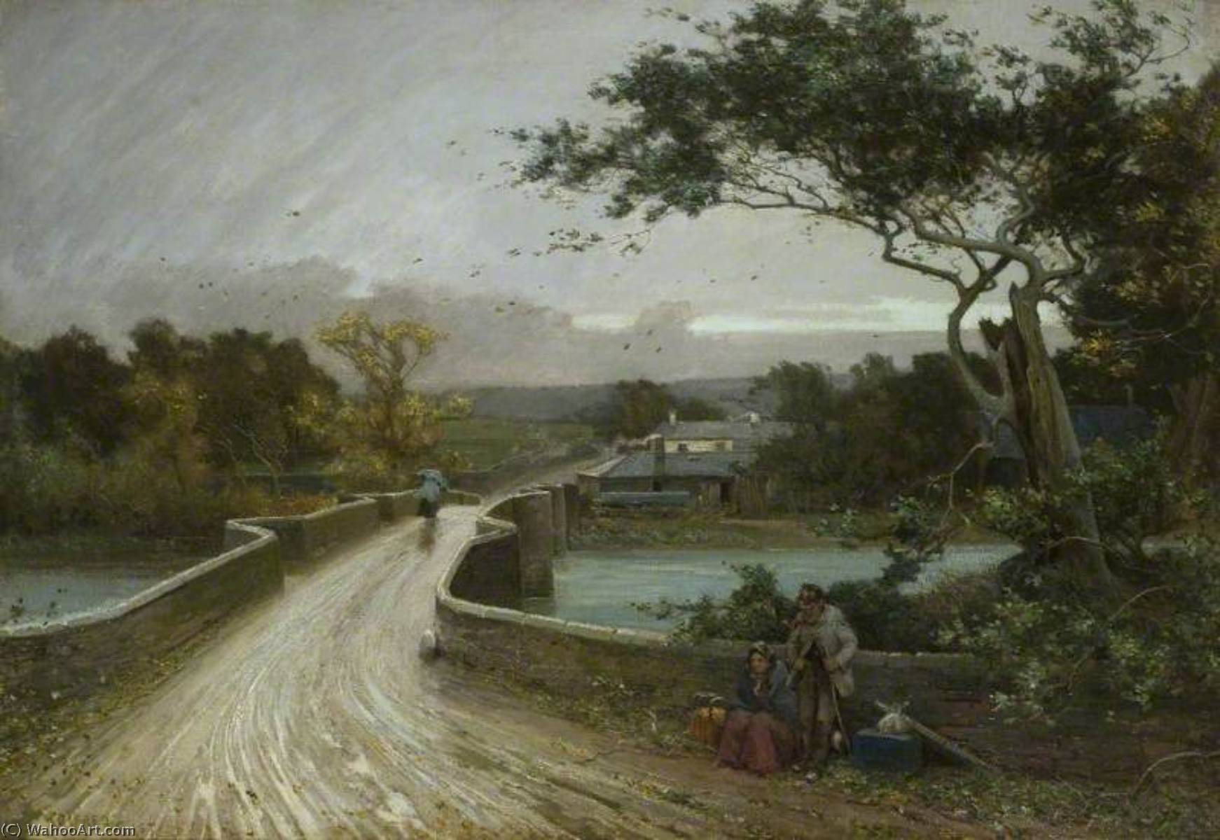 Newby Bridge, Windermere, Cumbria — Alfred East