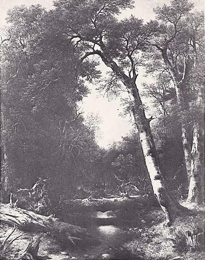 A Creek In The Woods, (painting) — Asher Brown Durand