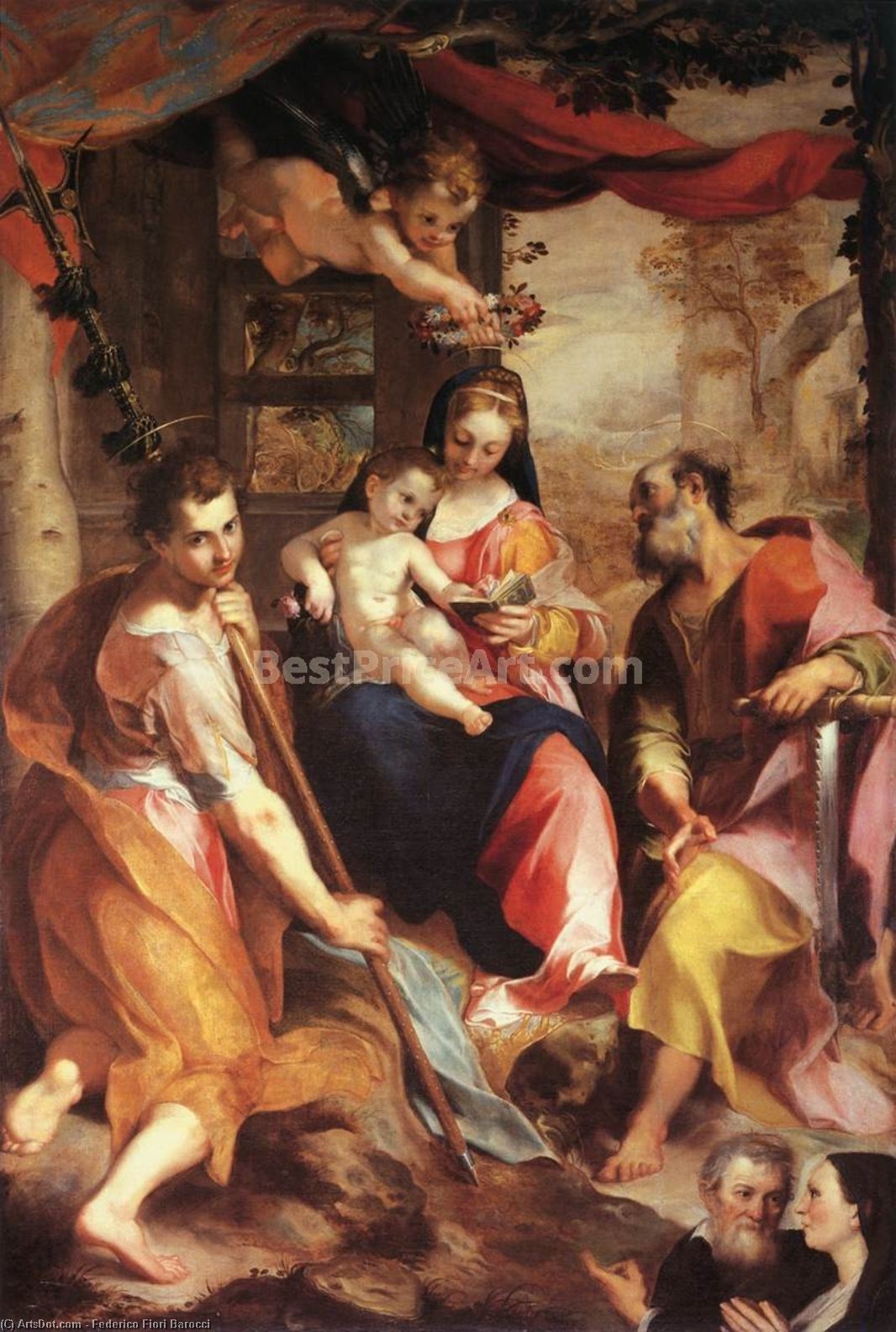 Jungfrau Maria Mit Sankt Simon Und Sankt Jude — Federico Fiori Barocci