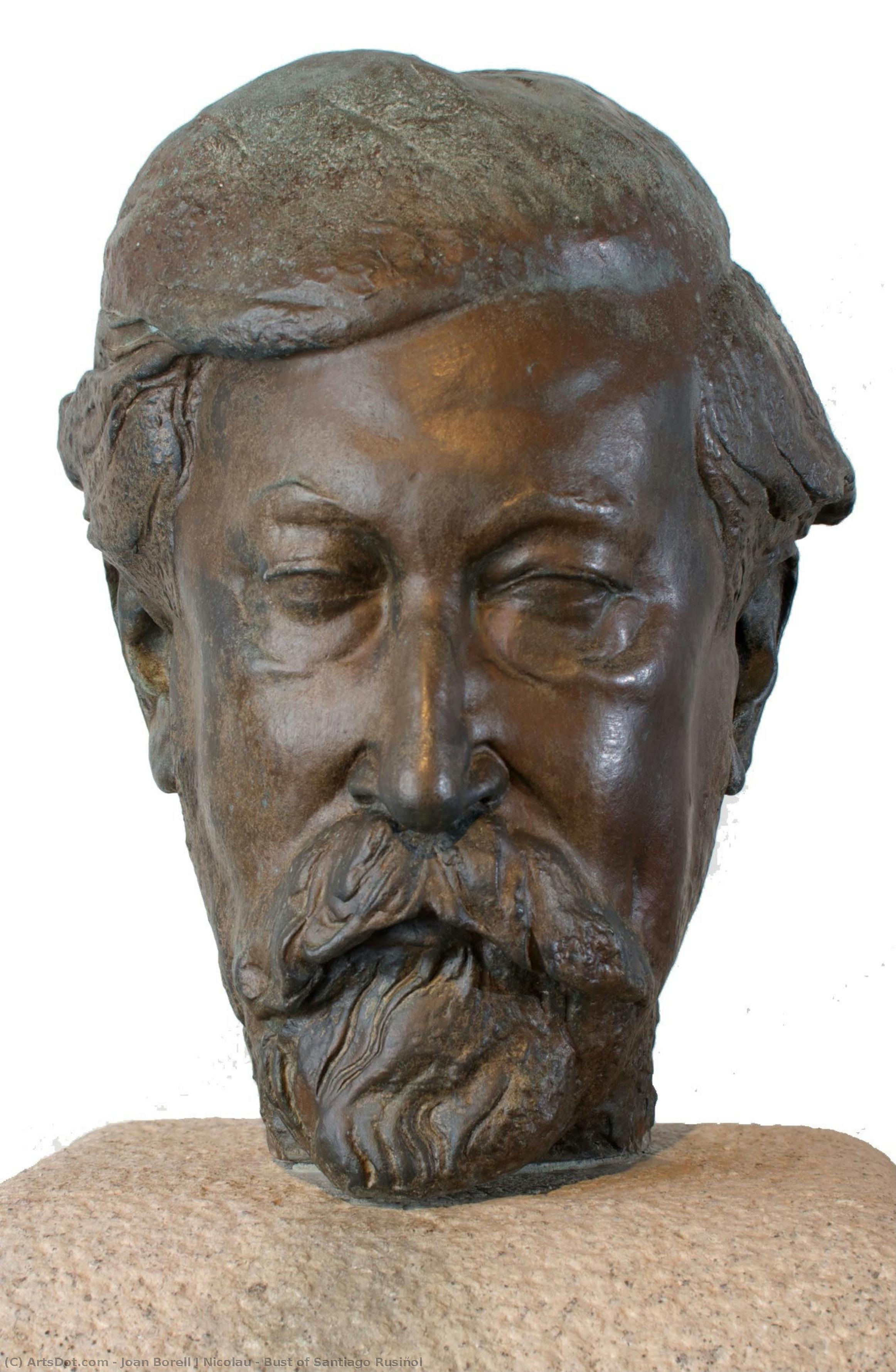 Bust Of Santiago Rusiñol — Joan Borell I Nicolau