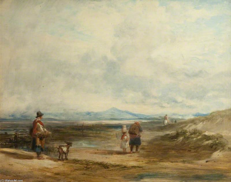 Welsh Peasants Returning From Market; Scene Near Barmouth — William Collins