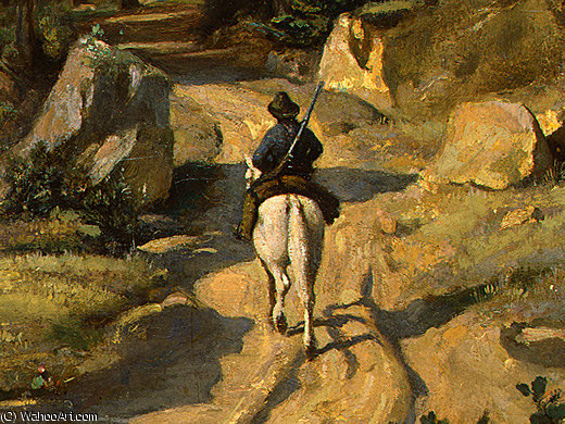 A View Near Volterra (detail - ) — Jean-baptiste-camille Corot
