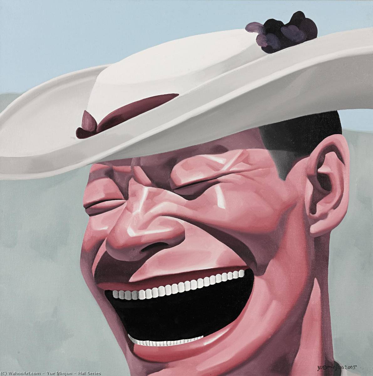 Hat Series — Yue Minjun