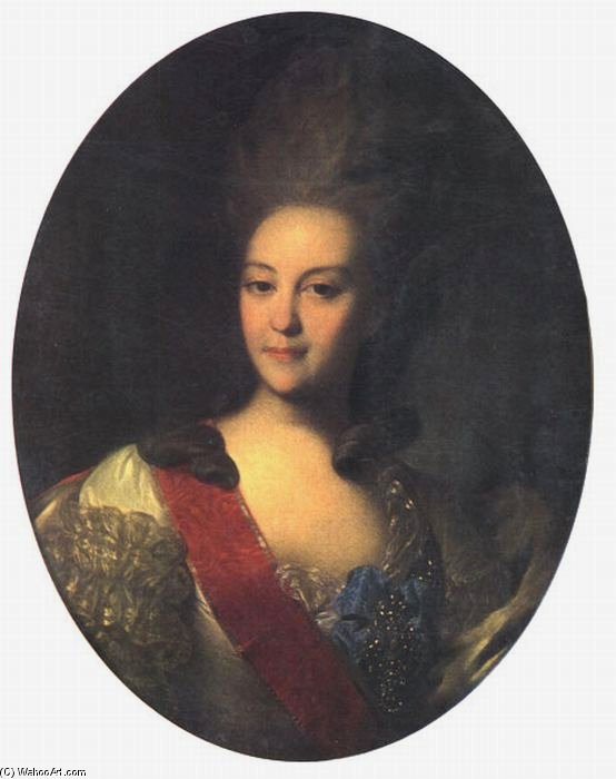 Portrait Of Princess E. Orlova — Fyodor Stepanovich Rokotov