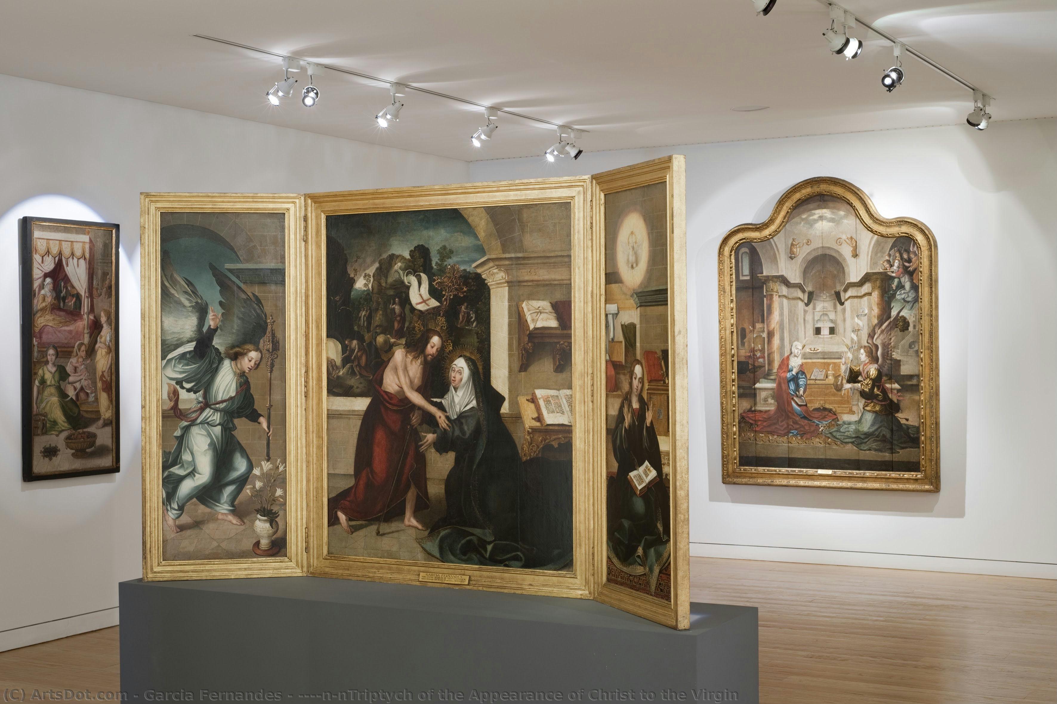 ‏‏‎\n\ntriptych Of The Appearance Of Christ To The Virgin — Garcia Fernandes