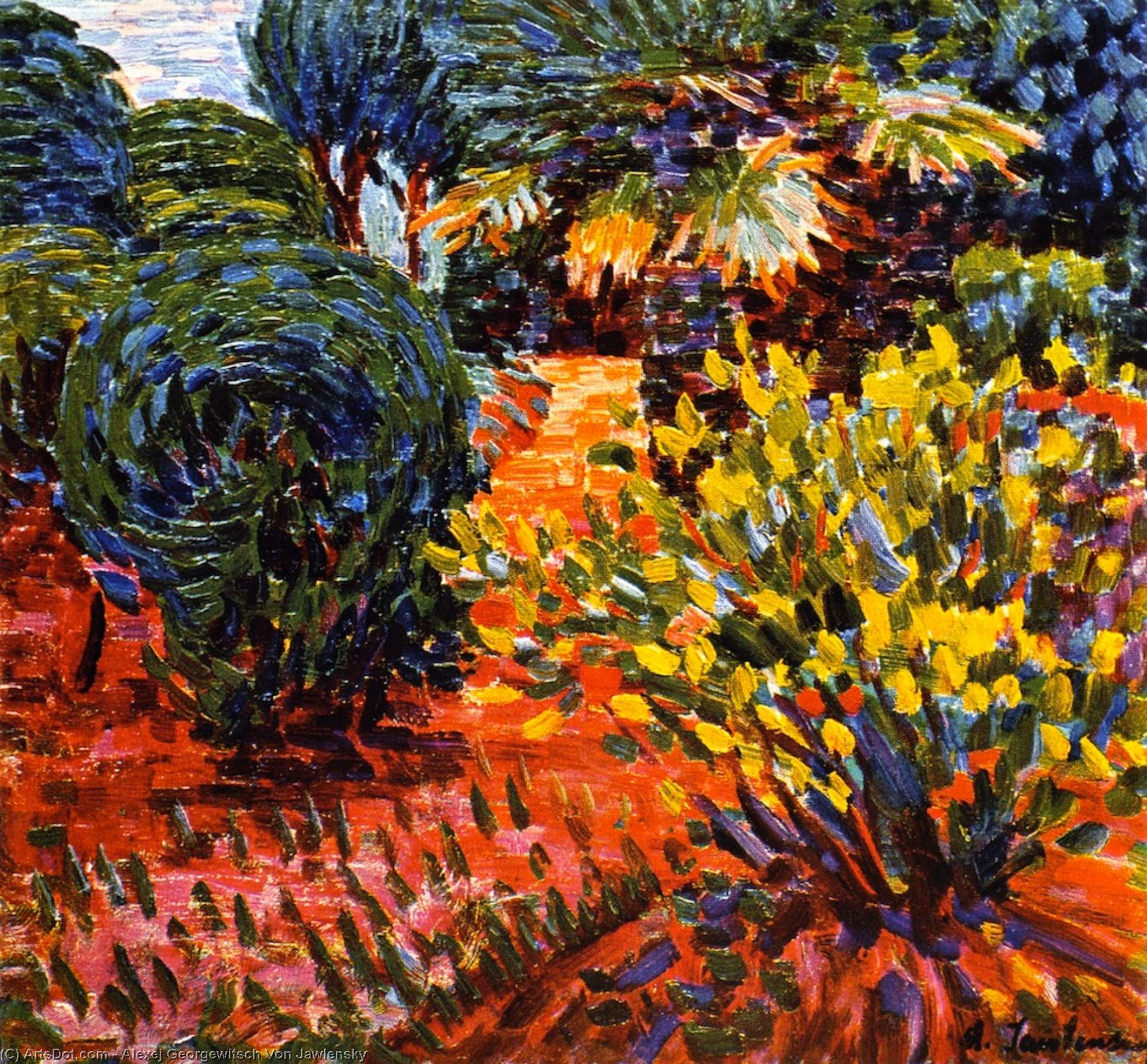 Garten In Carantec — Alexej Von Jawlensky
