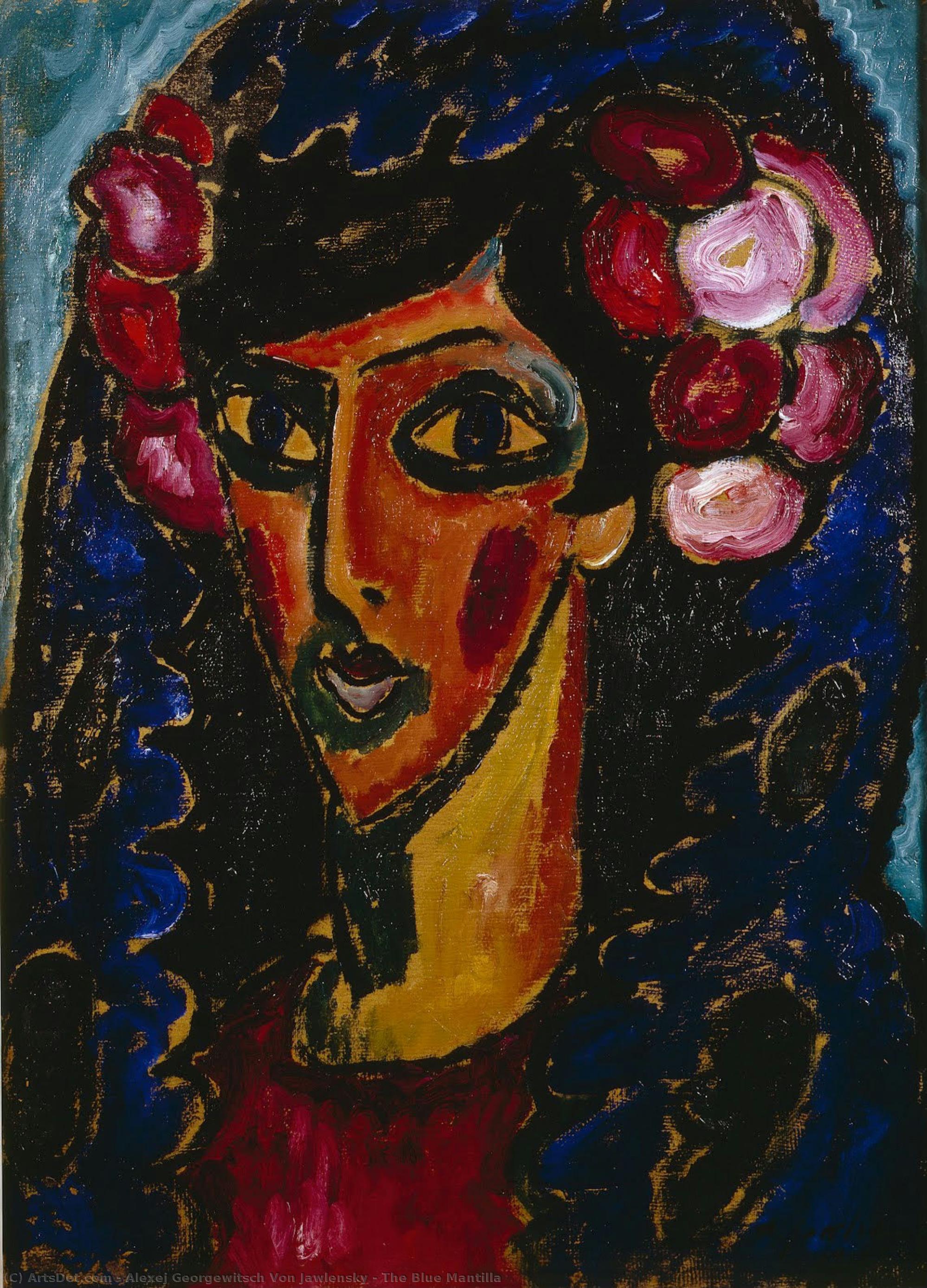 The Blue Mantilla — Alexej Von Jawlensky