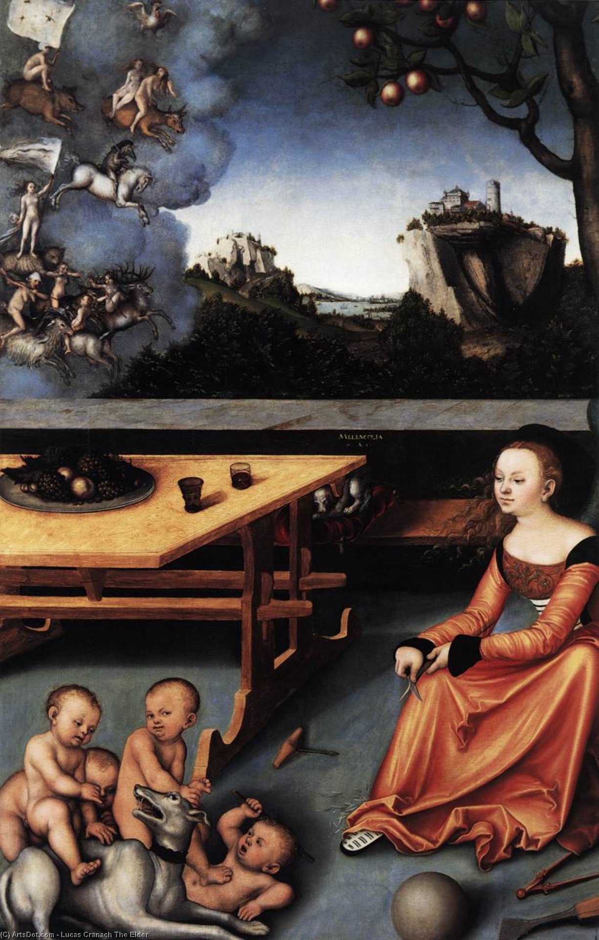 An Allegory Of Melancholy — Lucas Cranach The Elder