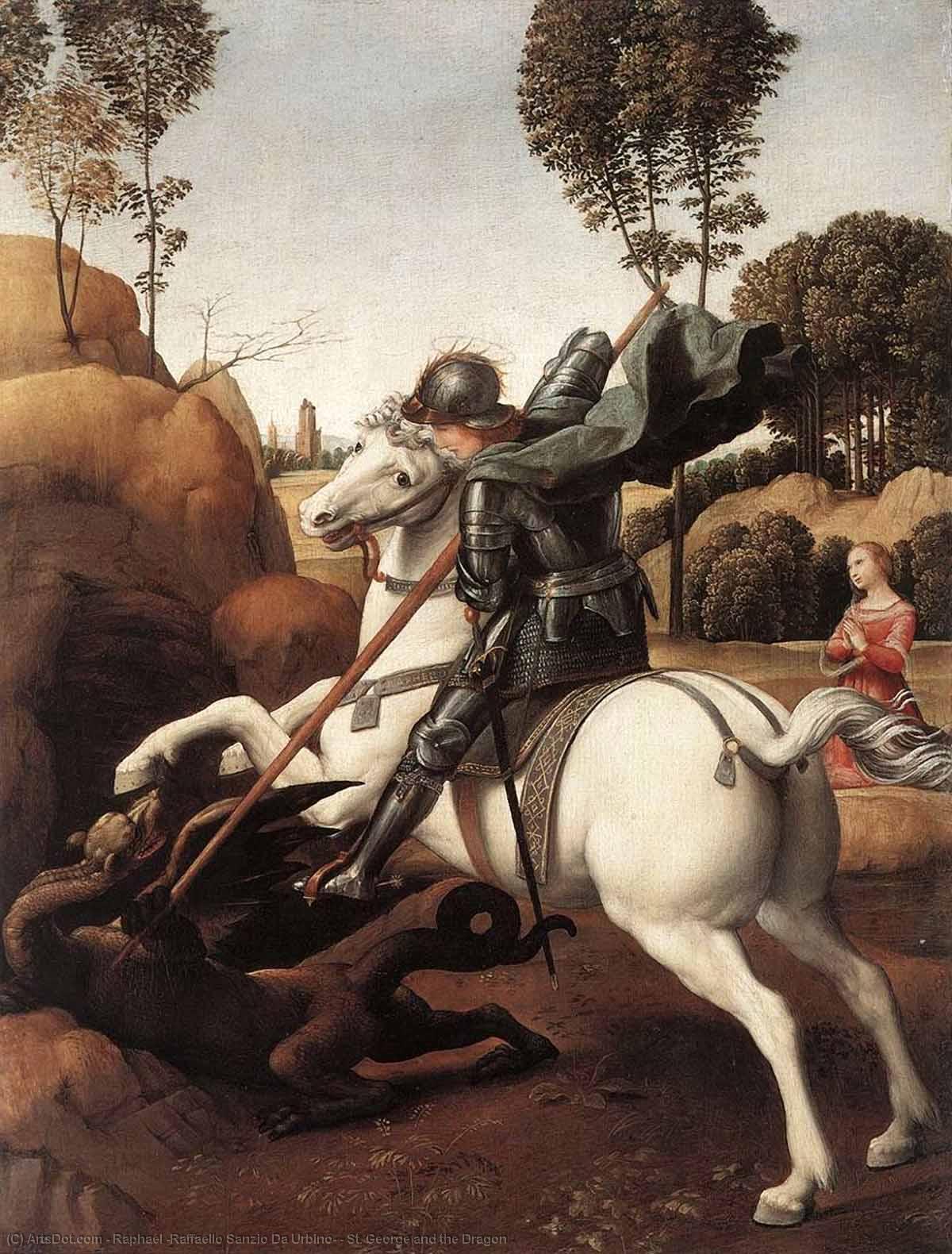 St. George And The Dragon — Рафаэль