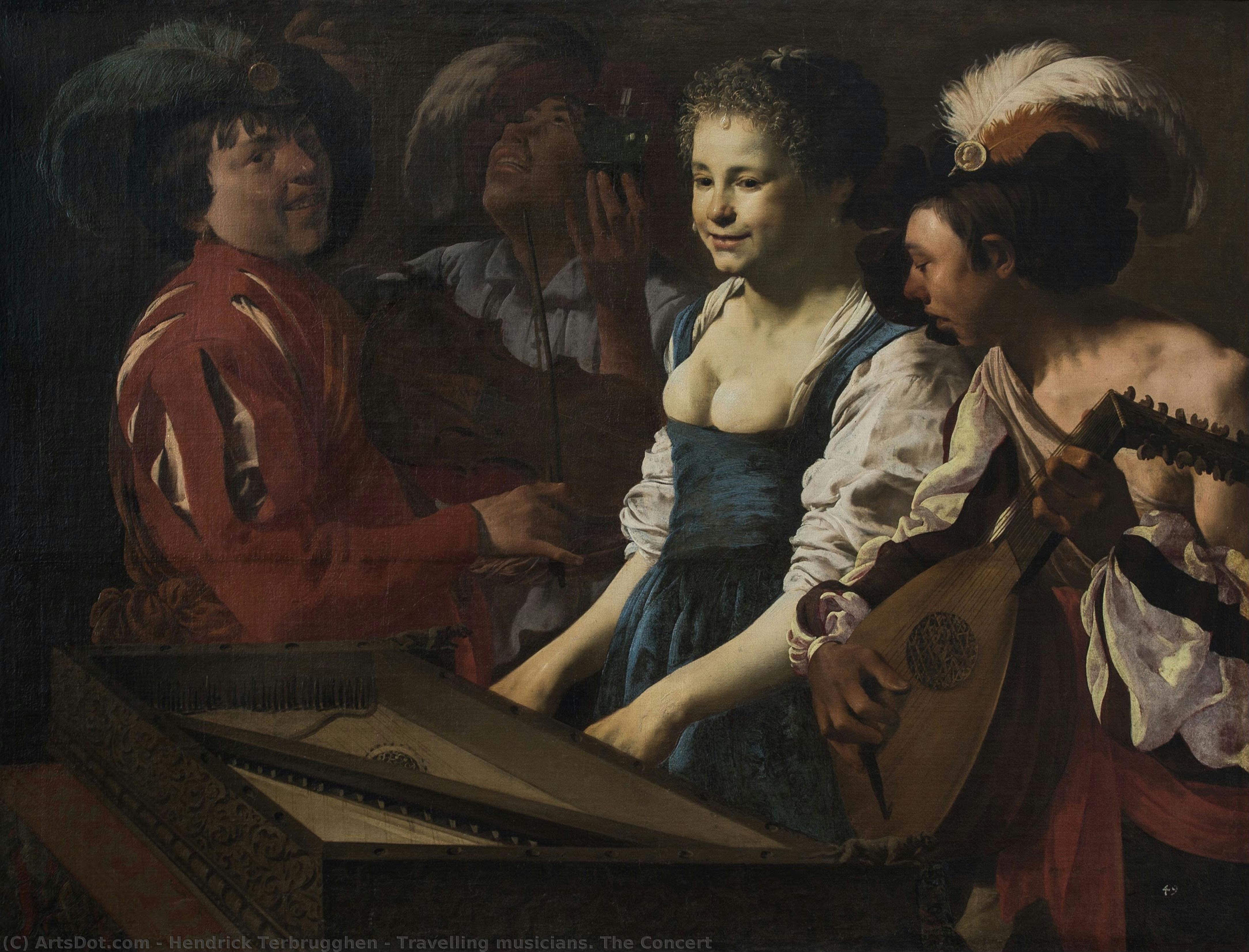 Travelling Musicians. The Concert — Hendrick Terbrugghen