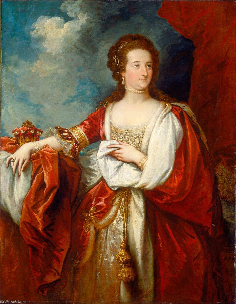 Elizabeth, Countess Of Effingham — Benjamin West