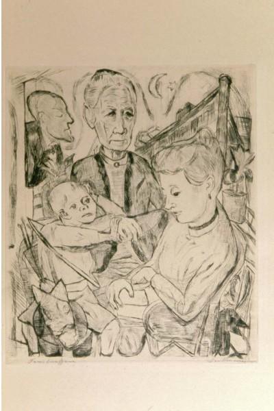 Family Scene (beckmann Family) — Max Beckmann