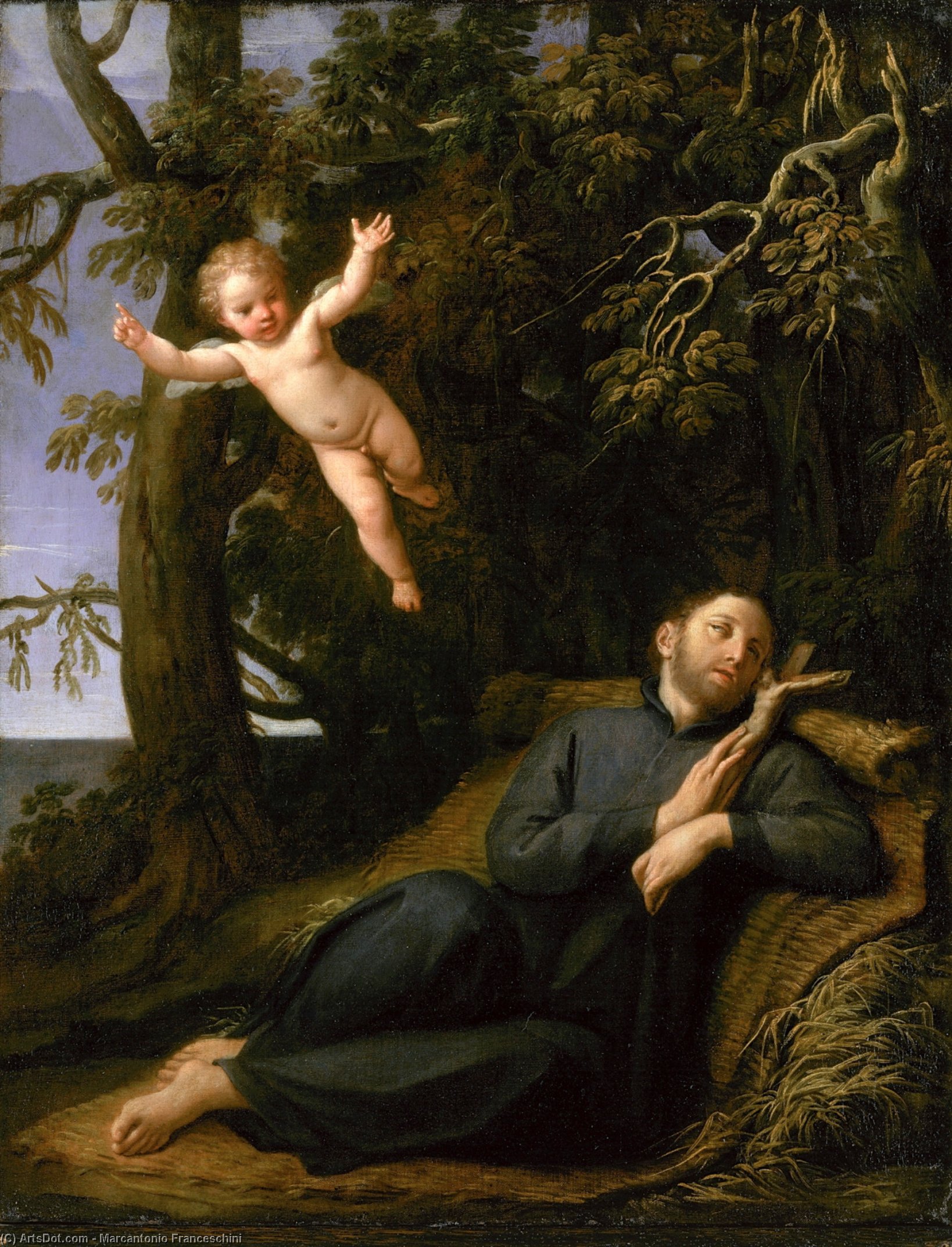St. Francis De Sales In The Desert — Marcantonio Franceschini