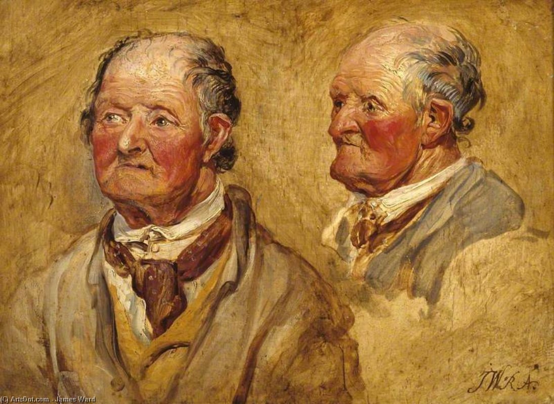 Studies Of A Man's Head — Джеймс Уорд