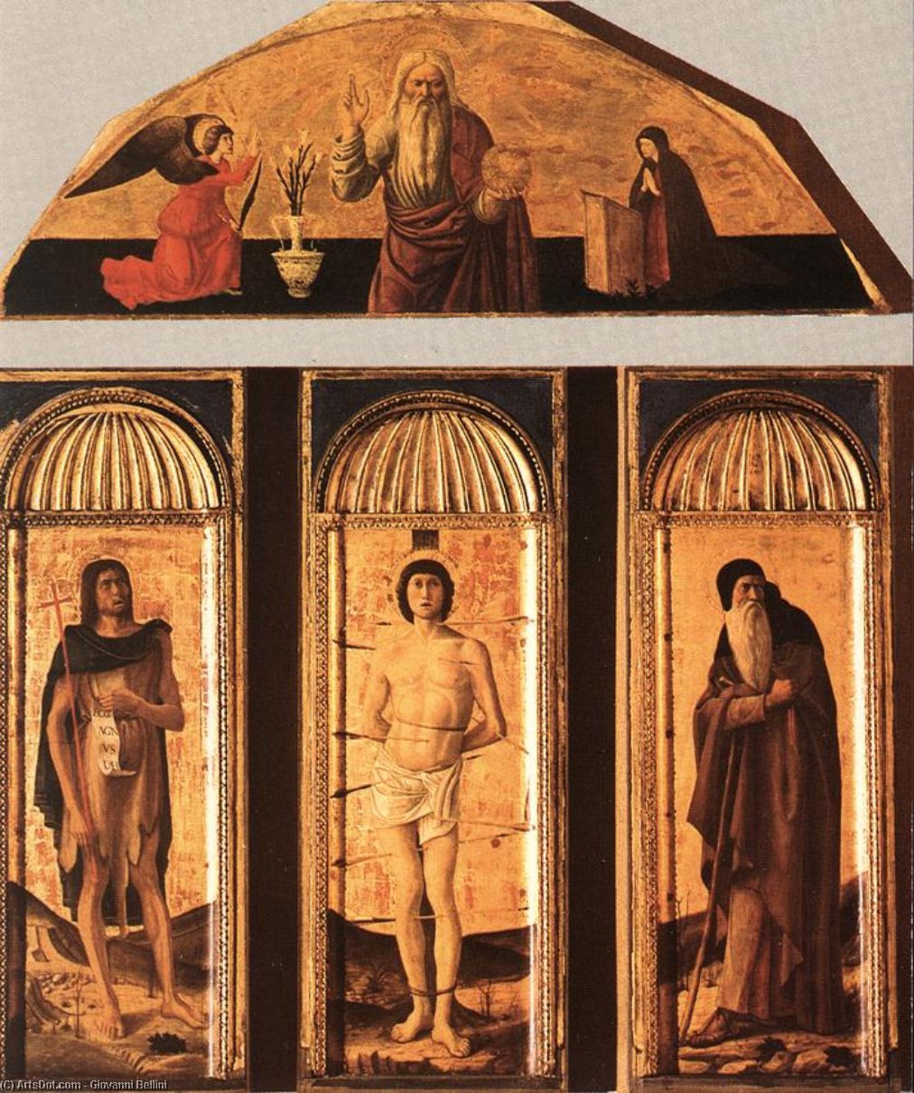 St Sebastian Triptych — Джотто Беллини