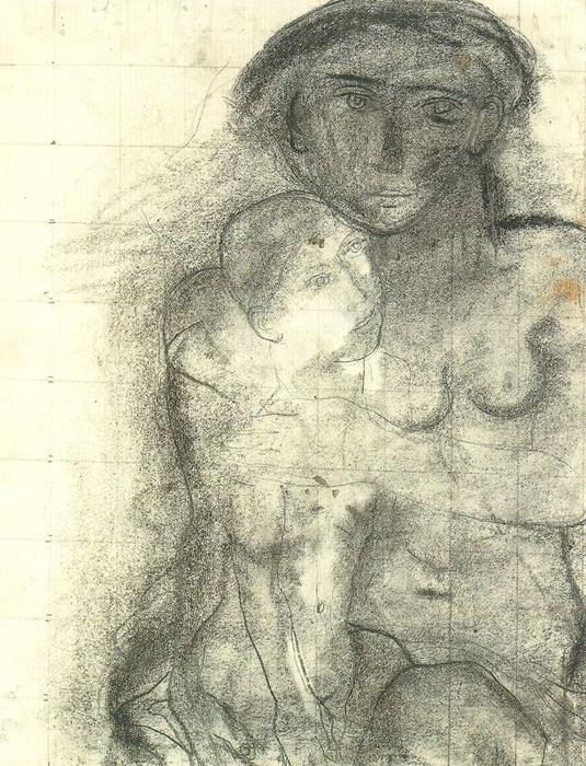 Study For The Vast Maternity — Paul Delvaux