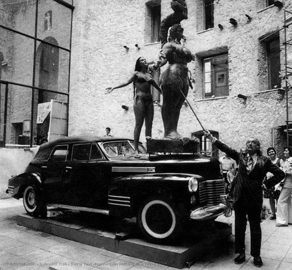 Rainy Taxi (mannequin Rotting In A Taxi-cab) — Salvador Dalí