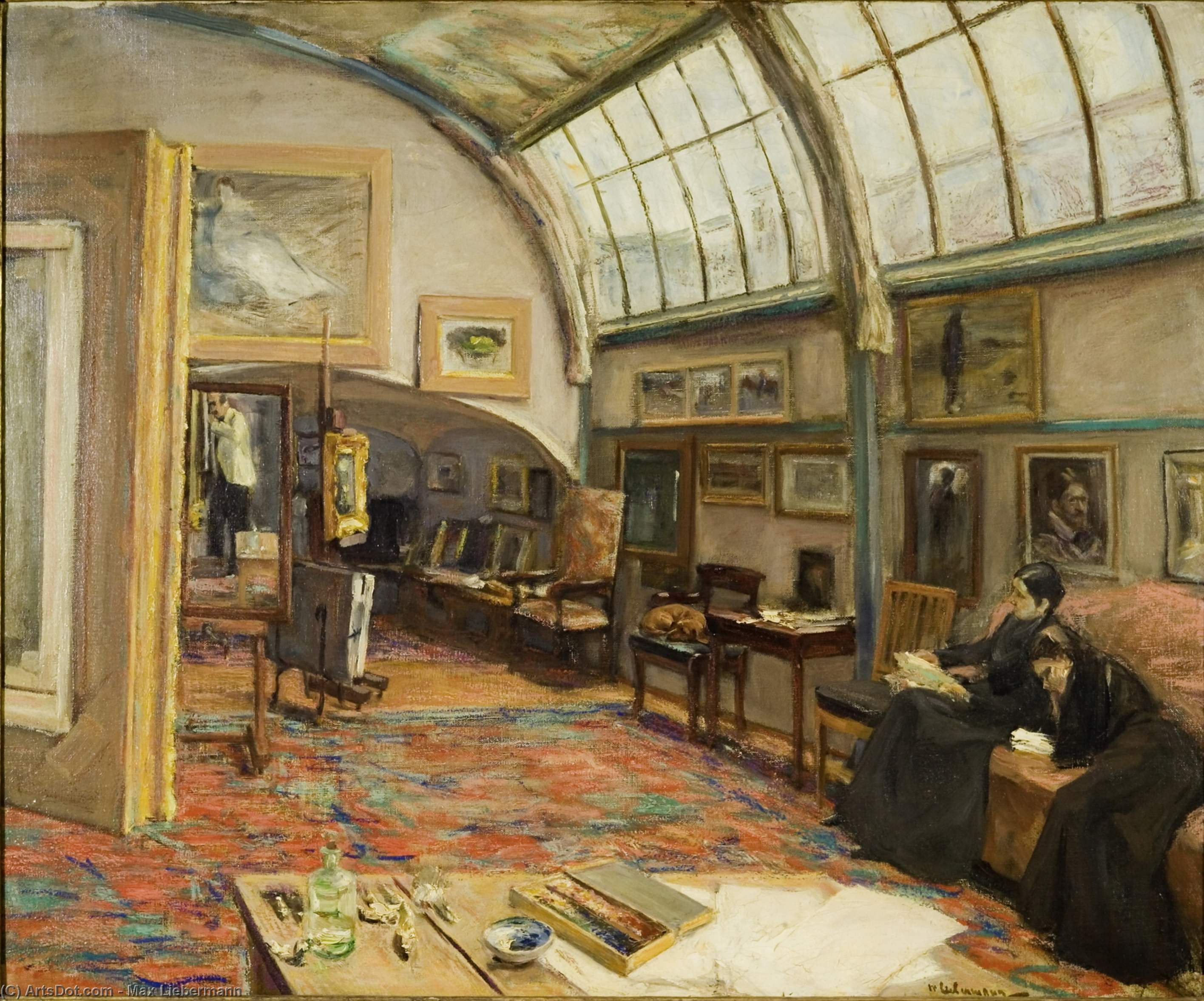 Studio Of The Painter At The Brandenburg Gate — Max Liebermann