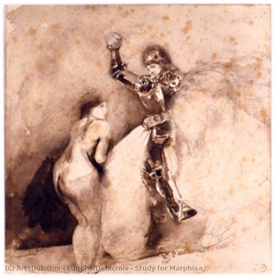 Study For Marphisa — Эжен Делакруа