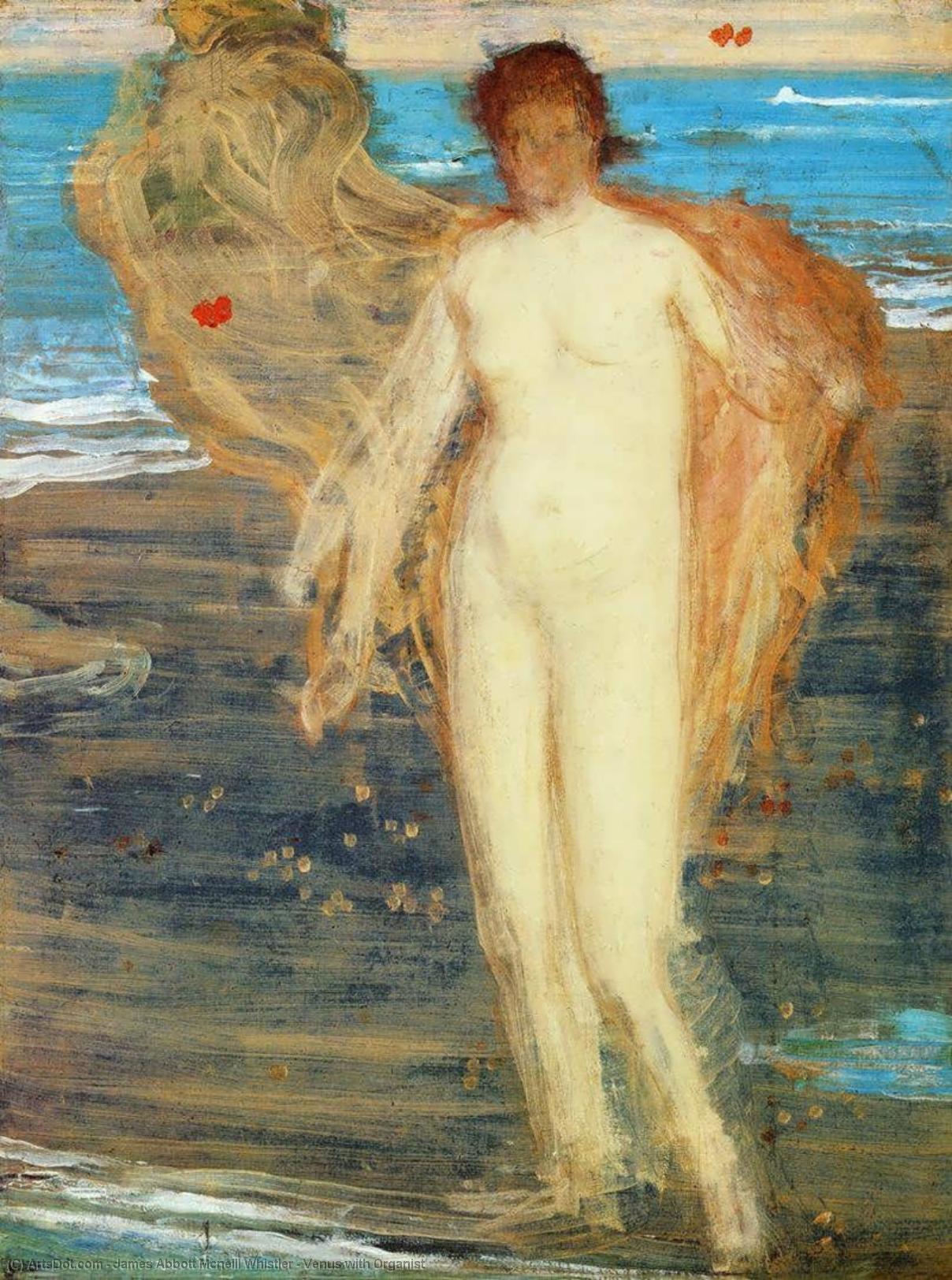 Venus With Organist — James Abbott Mcneill Whistler