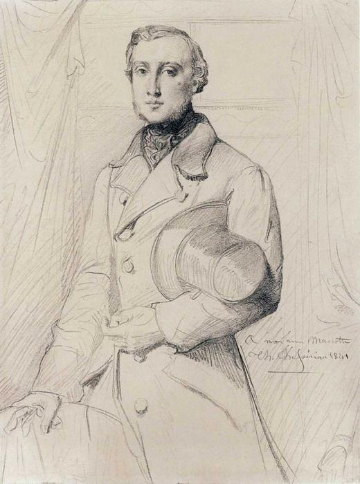 Portrait Of Louis Marcotte De Quivieres — Théodore Chassériau