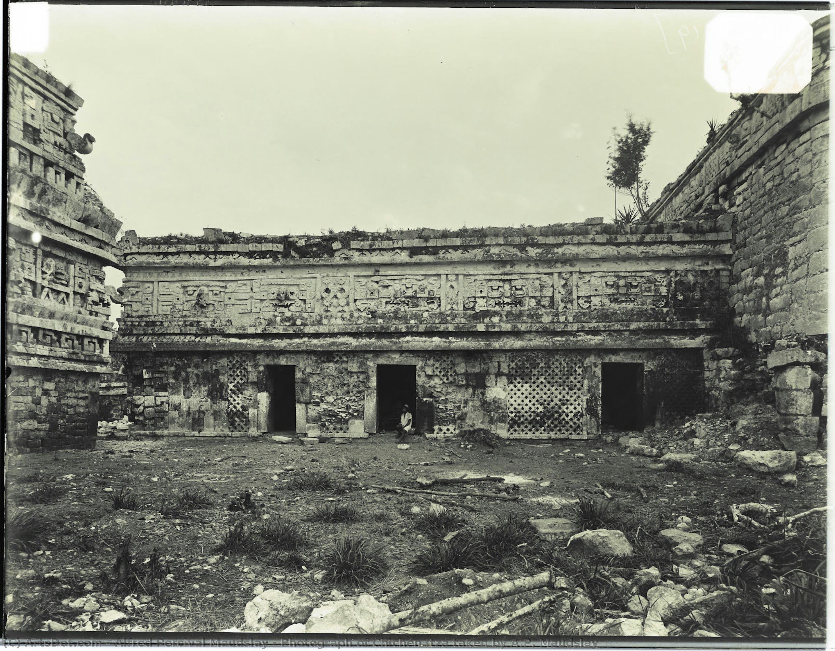 Photograph Of Chichén Itzá Taken By A.p. Maudslay — Alfred Percival Maudslay