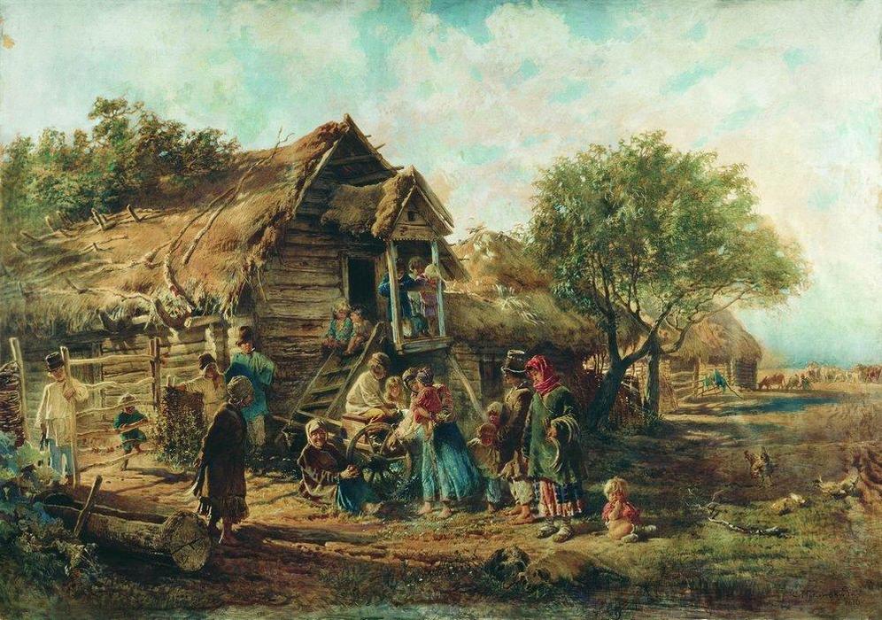 After The Market — Konstantin Yegorovich Makovsky
