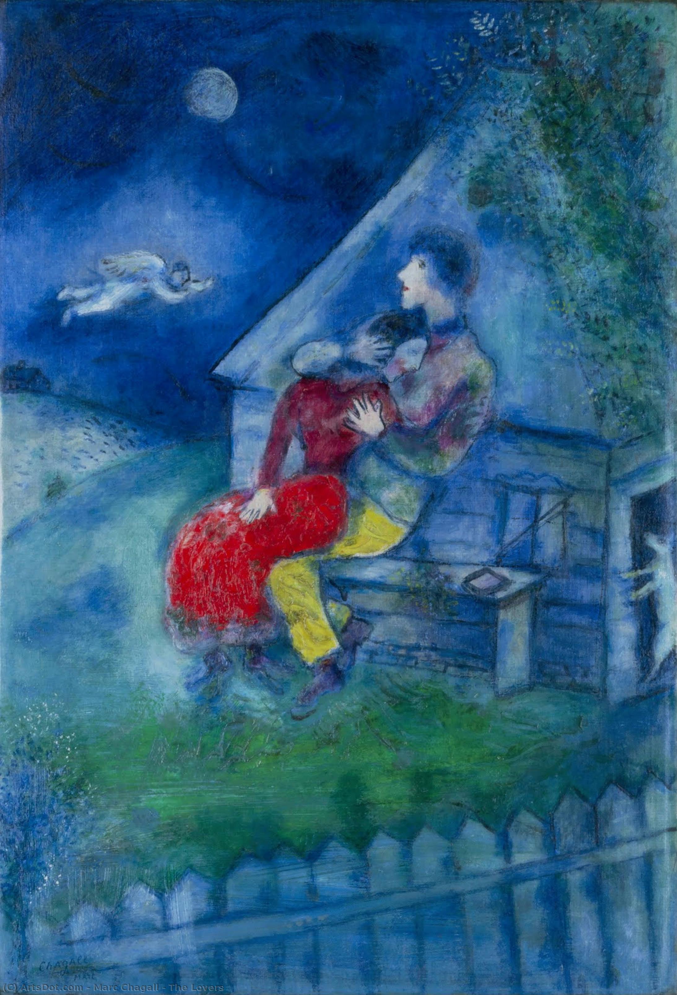 The Lovers — Марк Шагал