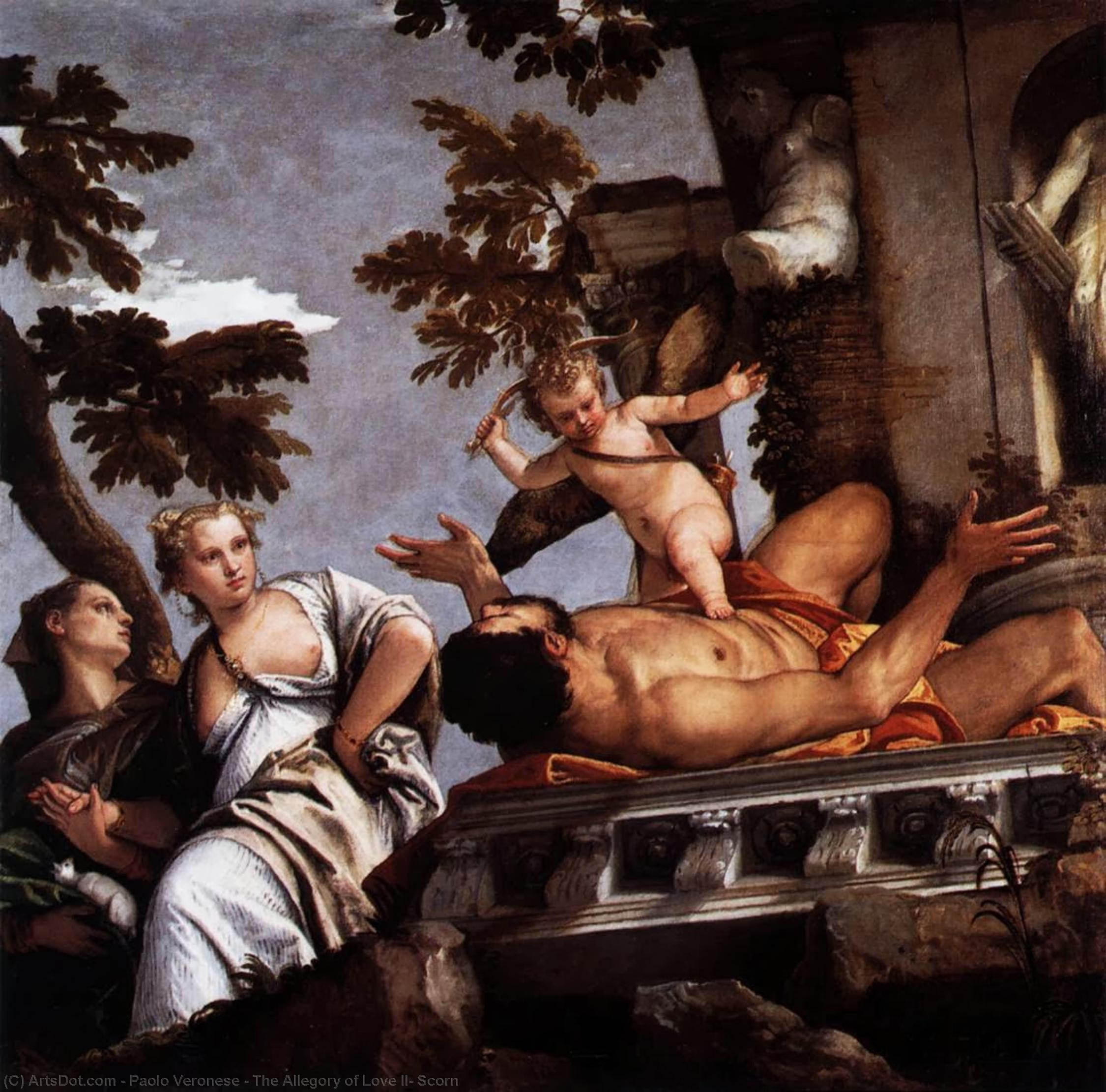 La Alegoría Del Amor Ii: Desprecio — Paolo Veronese