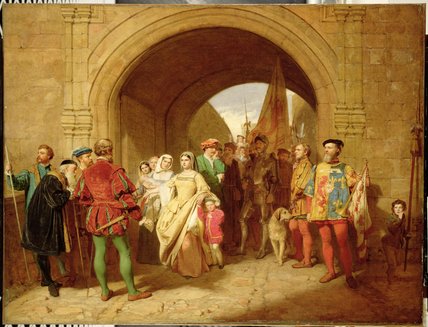 Queen Margaret's Defiance Of The Scottish — John Faed