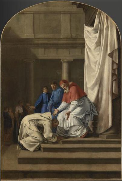 Arrivee De Saint Bruno A Rome — Eustache Le Sueur (lesueur)
