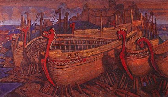 They Build The Ships — Nicholas Roerich
