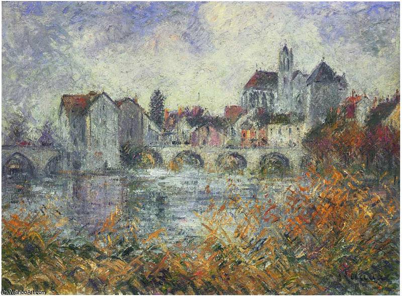 Moret Sur Loing En Automne — Gustave Loiseau