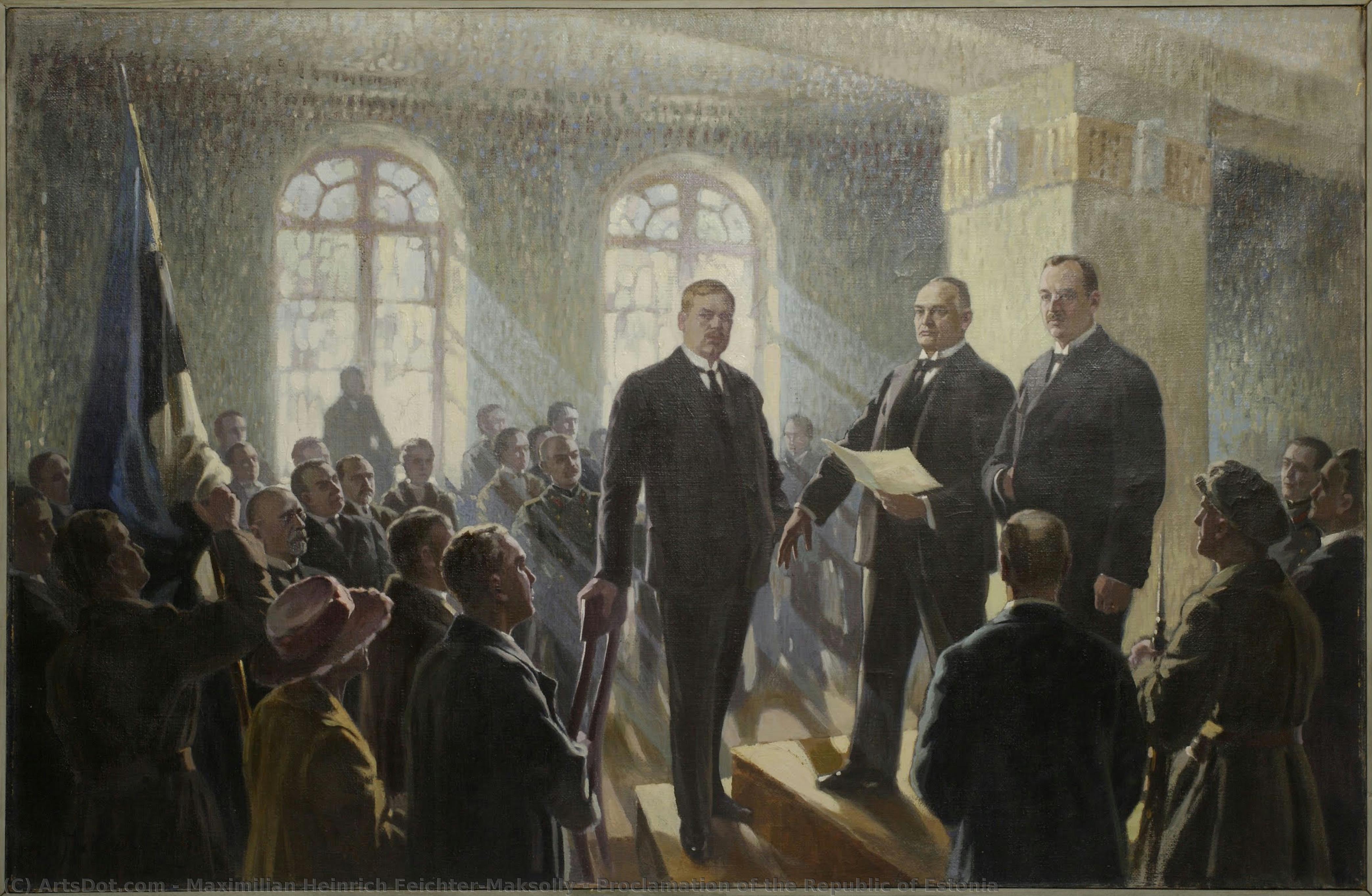 Proclamation Of The Republic Of Estonia — Maksimilian Maksolly