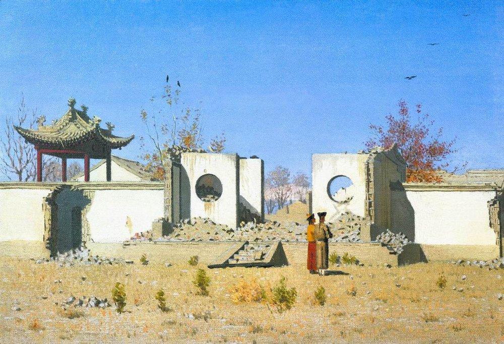 The Ruins Of The Chinese Shrine. Ak-kent — Vasily Vasilevich Vereshchagin