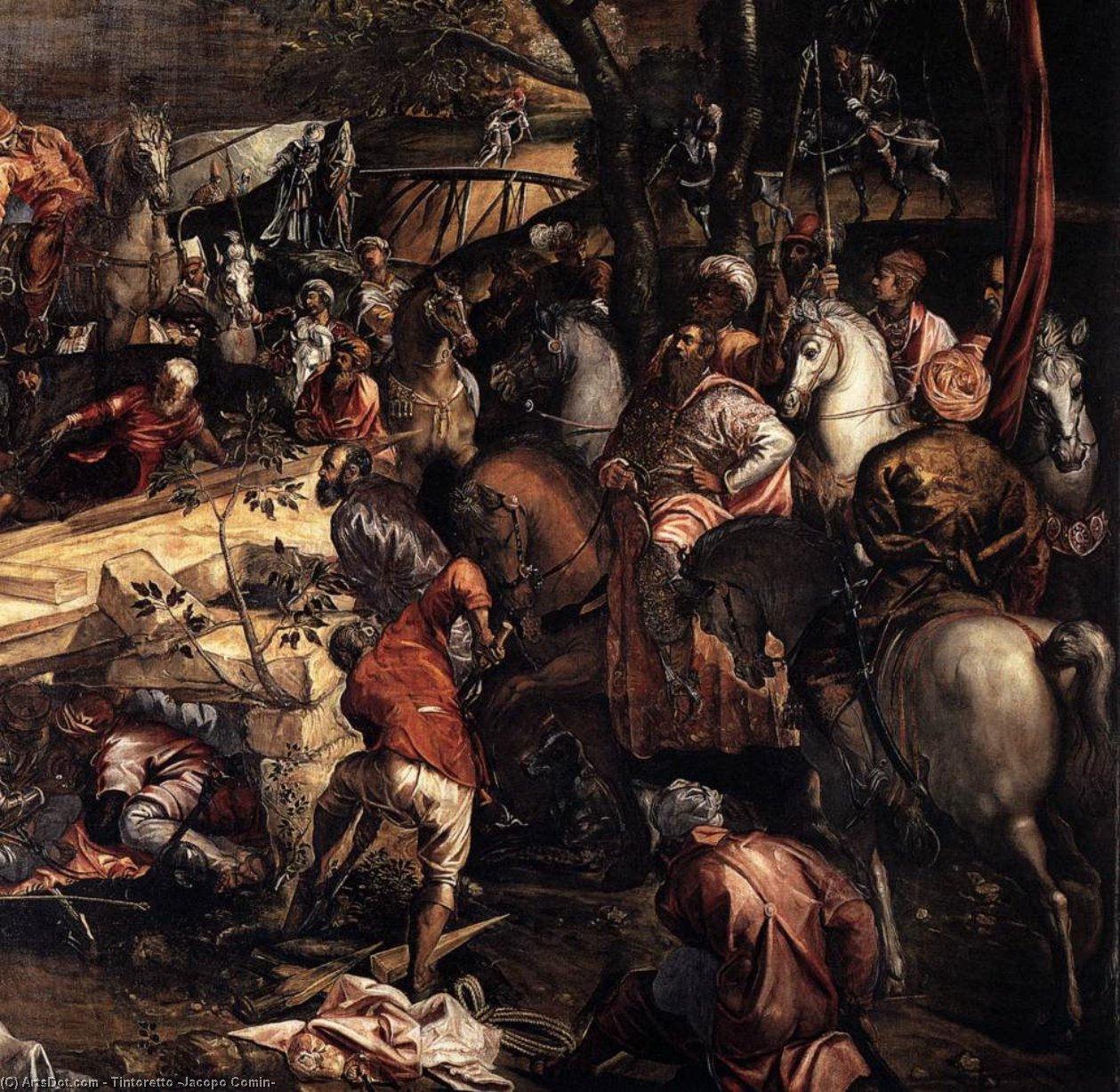 Die Kreuzigung (detail) — Tintoretto (jacopo Comin)