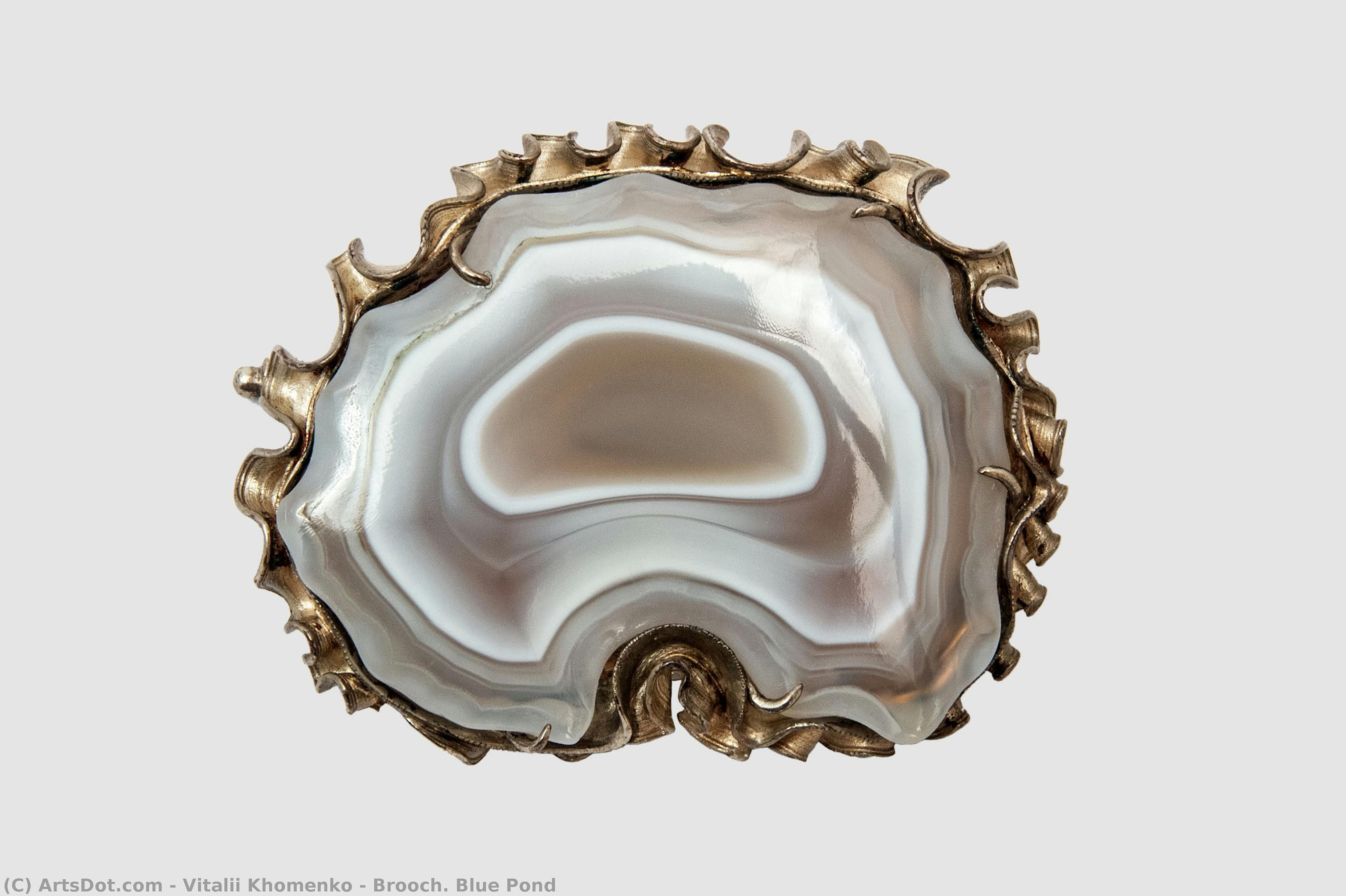 Brooch. Blue Pond — Vitalii Khomenko