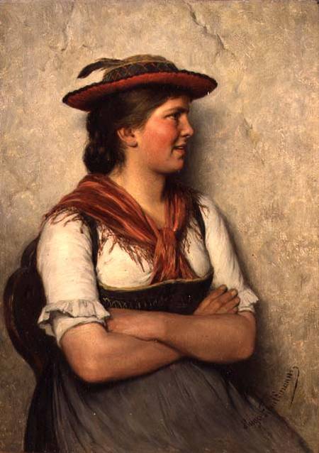 A Peasant Girl — Hugo Wilhelm Kauffmann