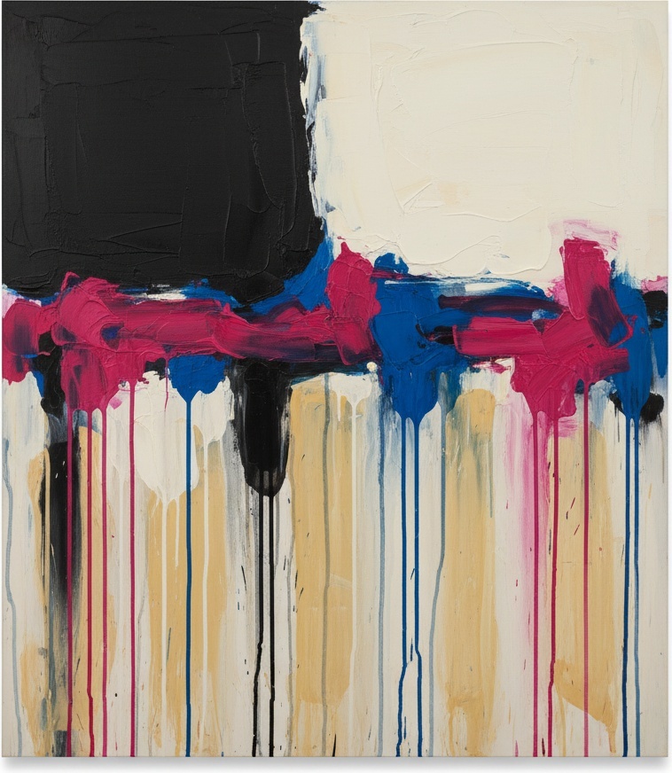 Stratified Equilibrium: A Monumental Study Of Chromatic Tension And Gravitational Trace — Christian Noiret