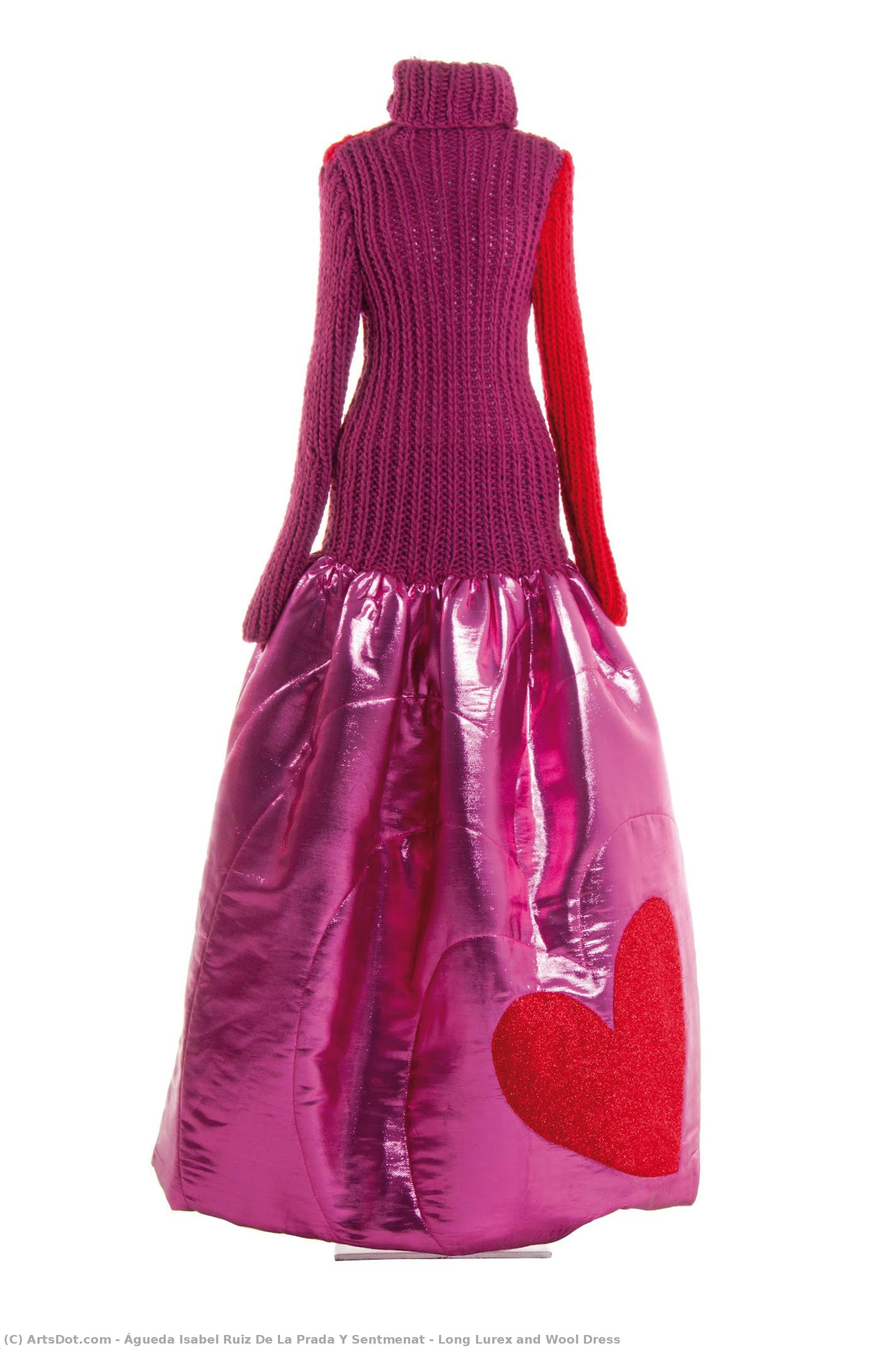 Long Lurex And Wool Dress — Águeda Isabel Ruiz De La Prada Y Sentmenat
