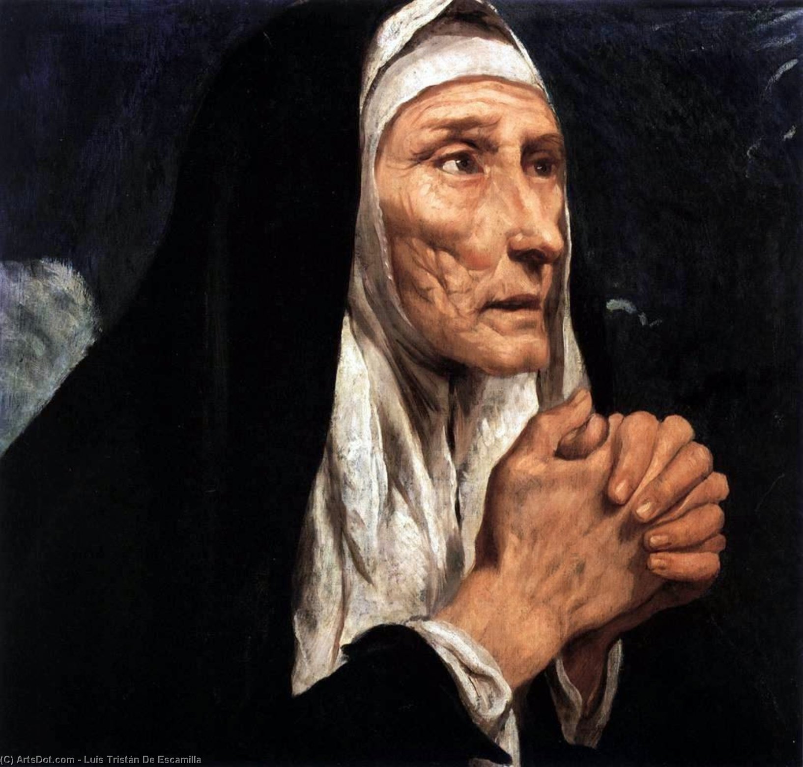St Monica — Luis Tristán De Escamilla