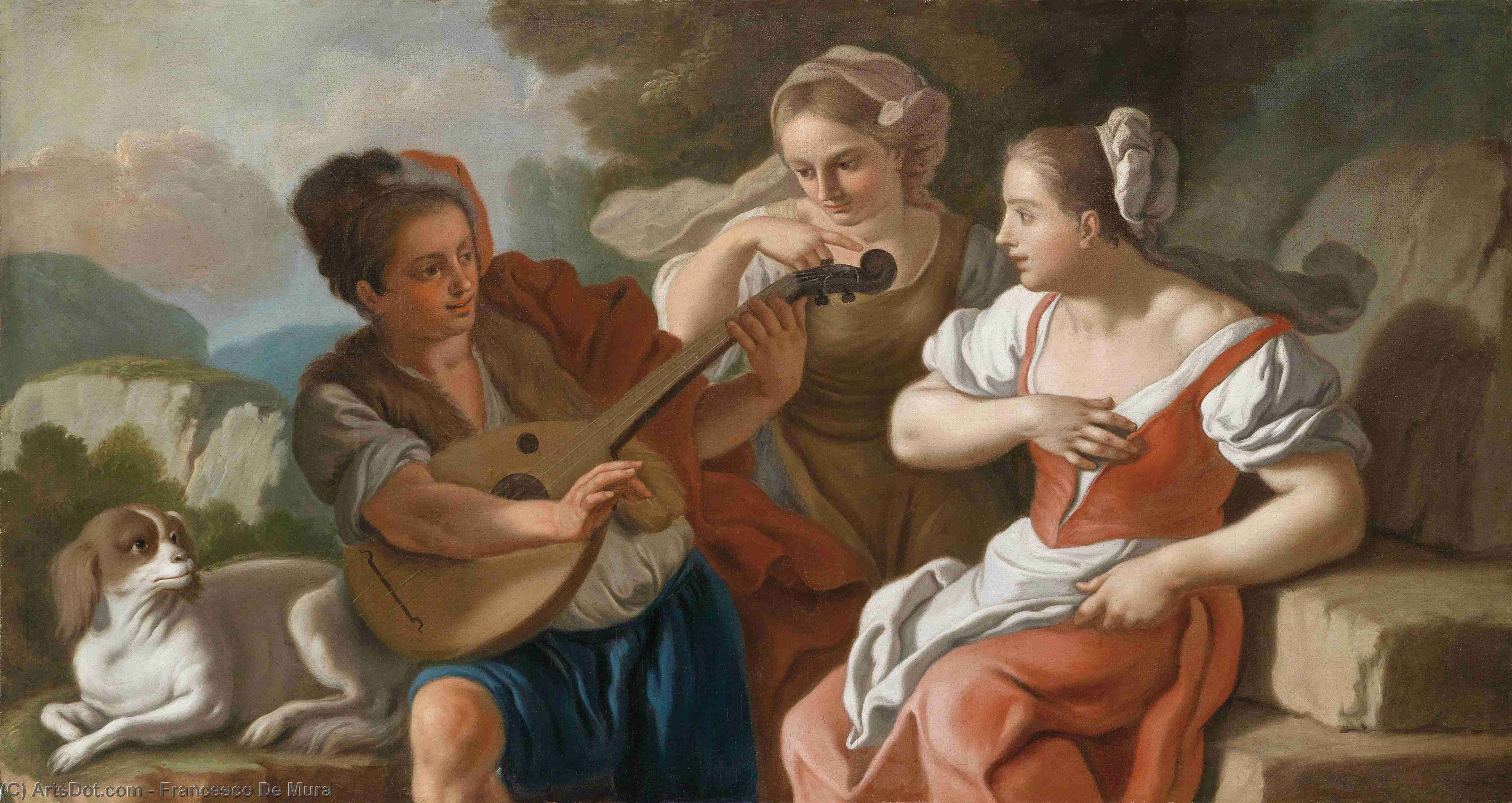 The Lutenist — Francesco De Mura