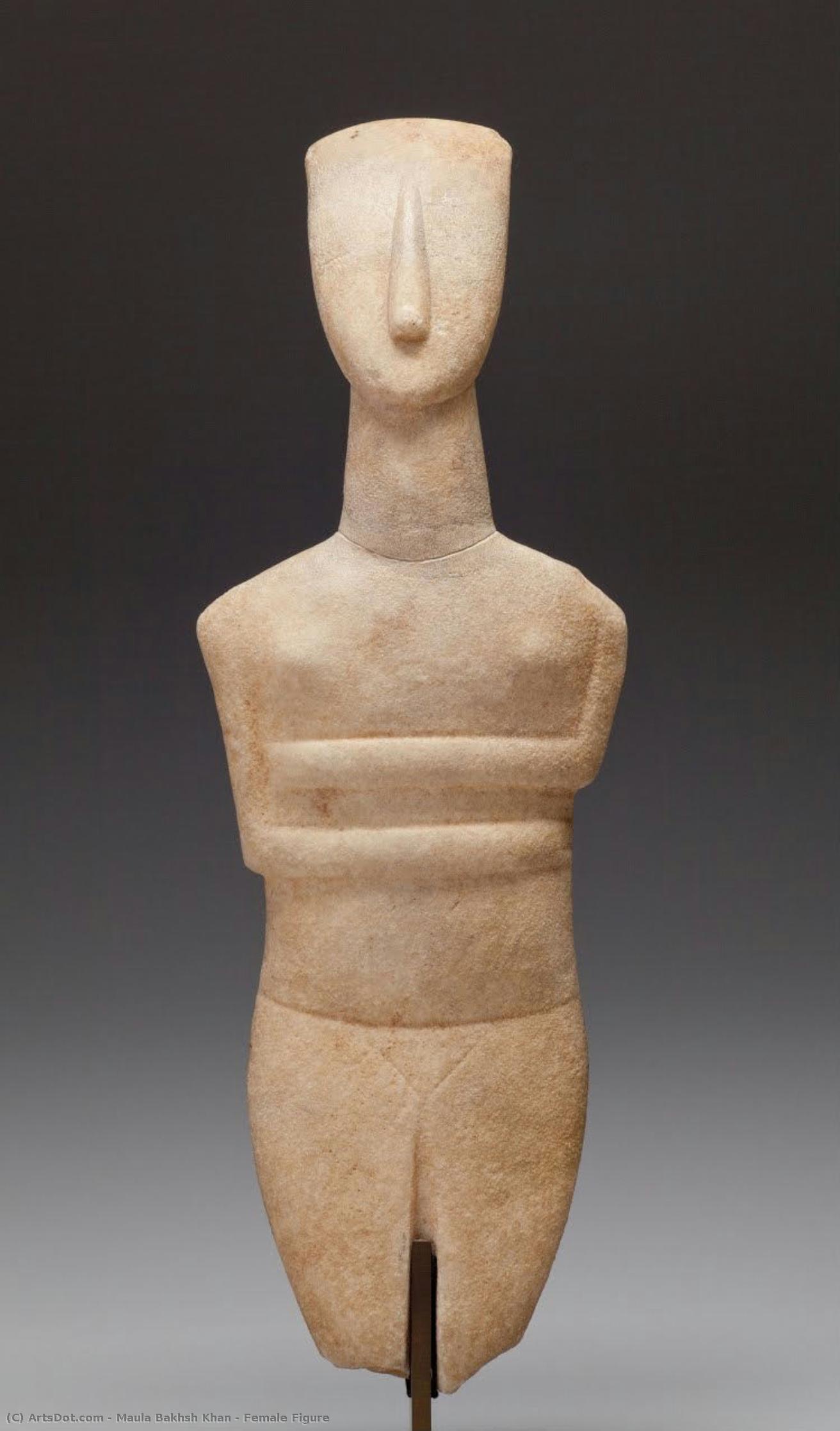 Female Figure — Maula Bakhsh Khan