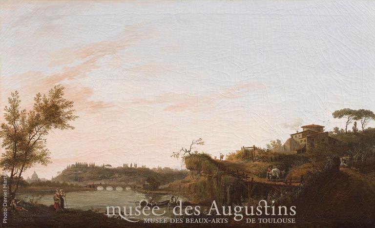 Vue De Ponte Molle — Van Loo Jules Cesar Denis