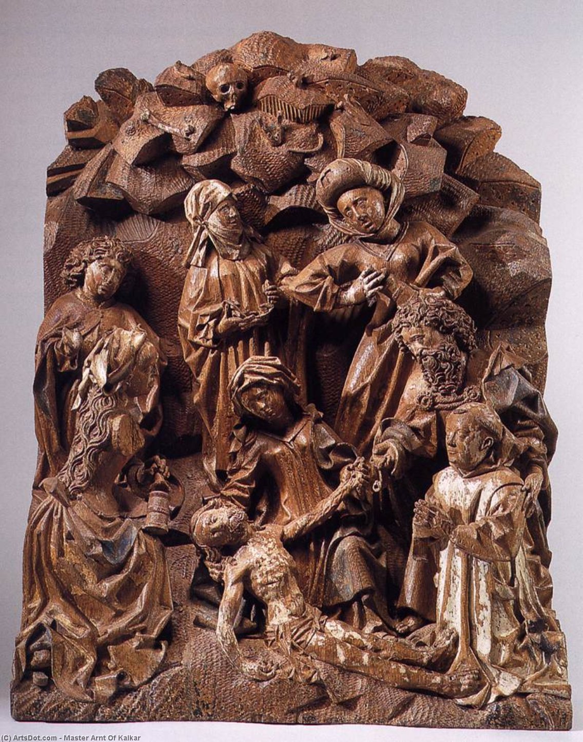 Lamentation Of Christ With Kneeling Donor — Master Arnt Of Kalkar