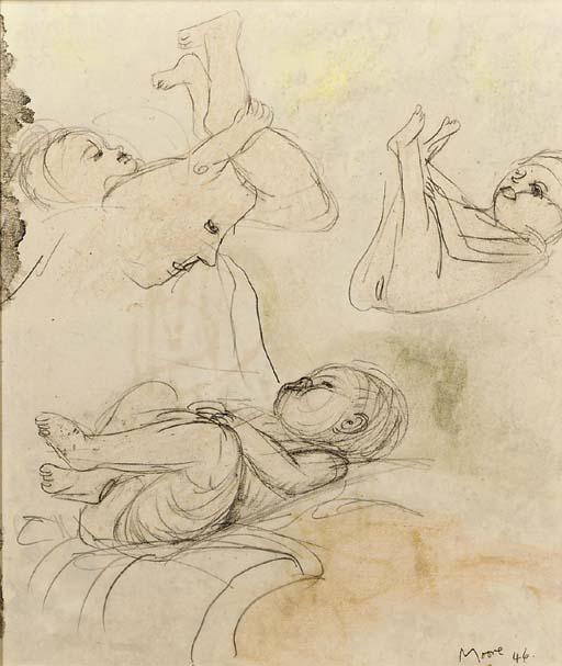 Drawings Of The Artist's Daughter, Mary — Henry Moore